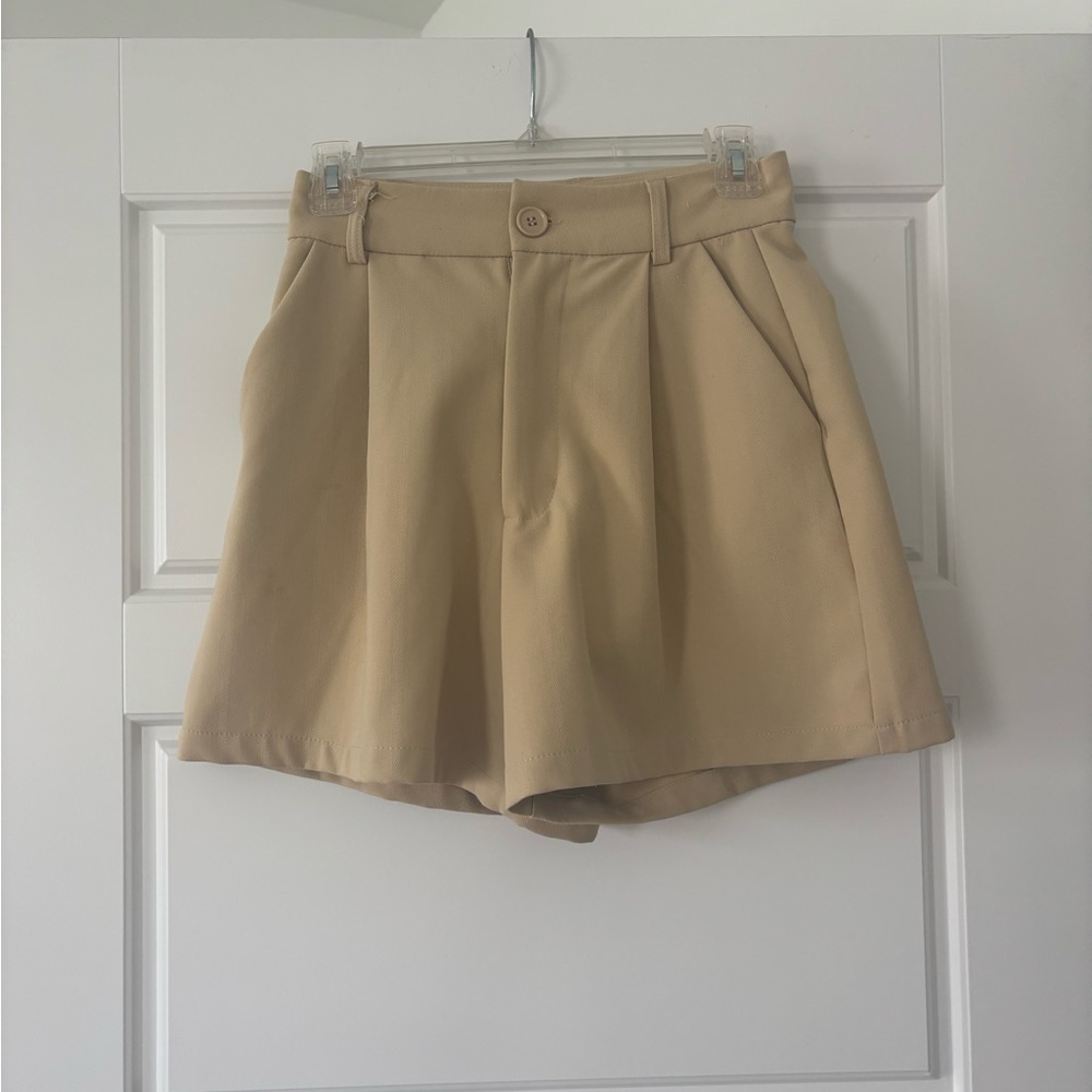 DANIELLE BERNSTEIN Beige Women's Shorts